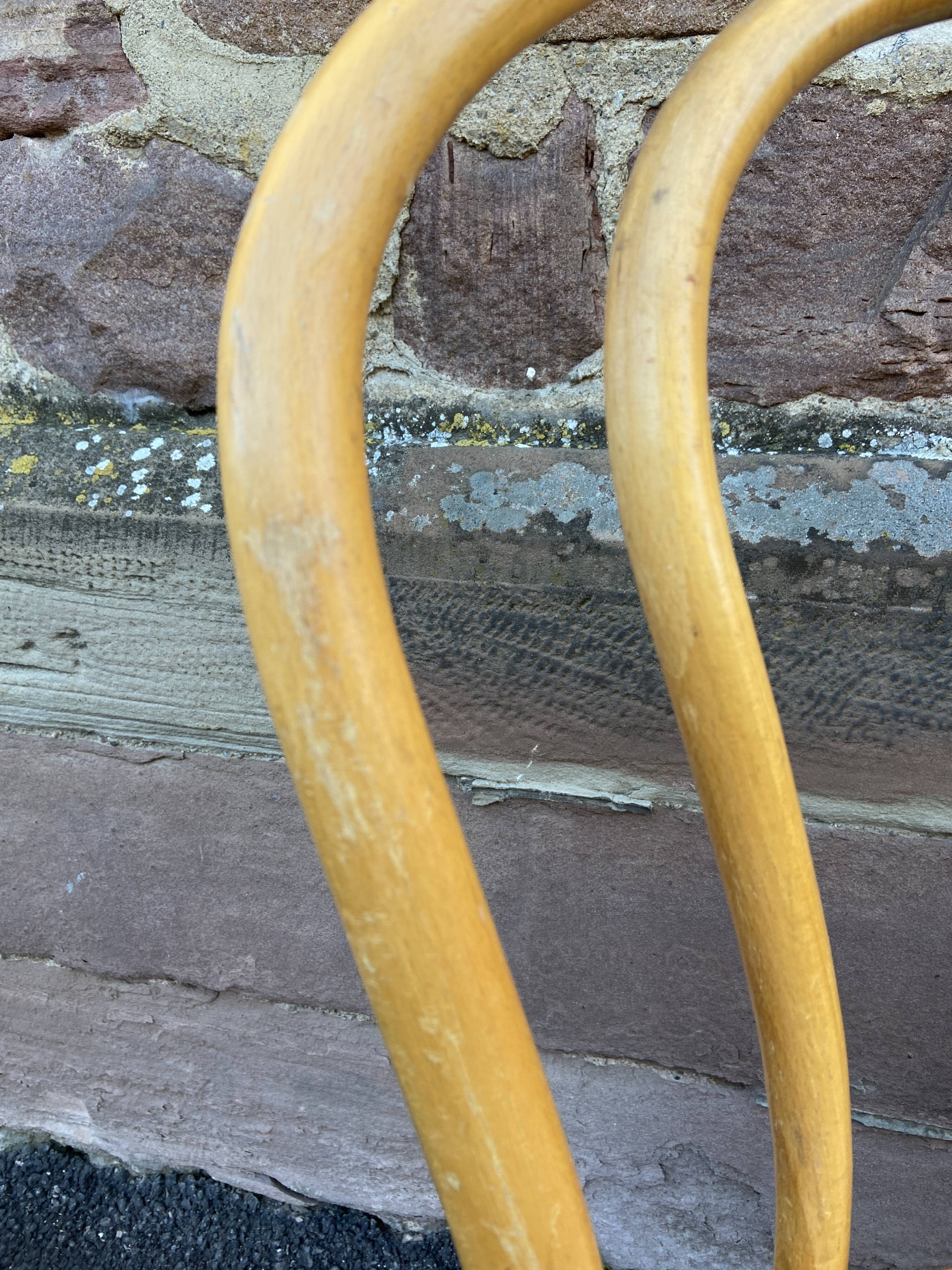 Pair of vintage bistro coffee chairs