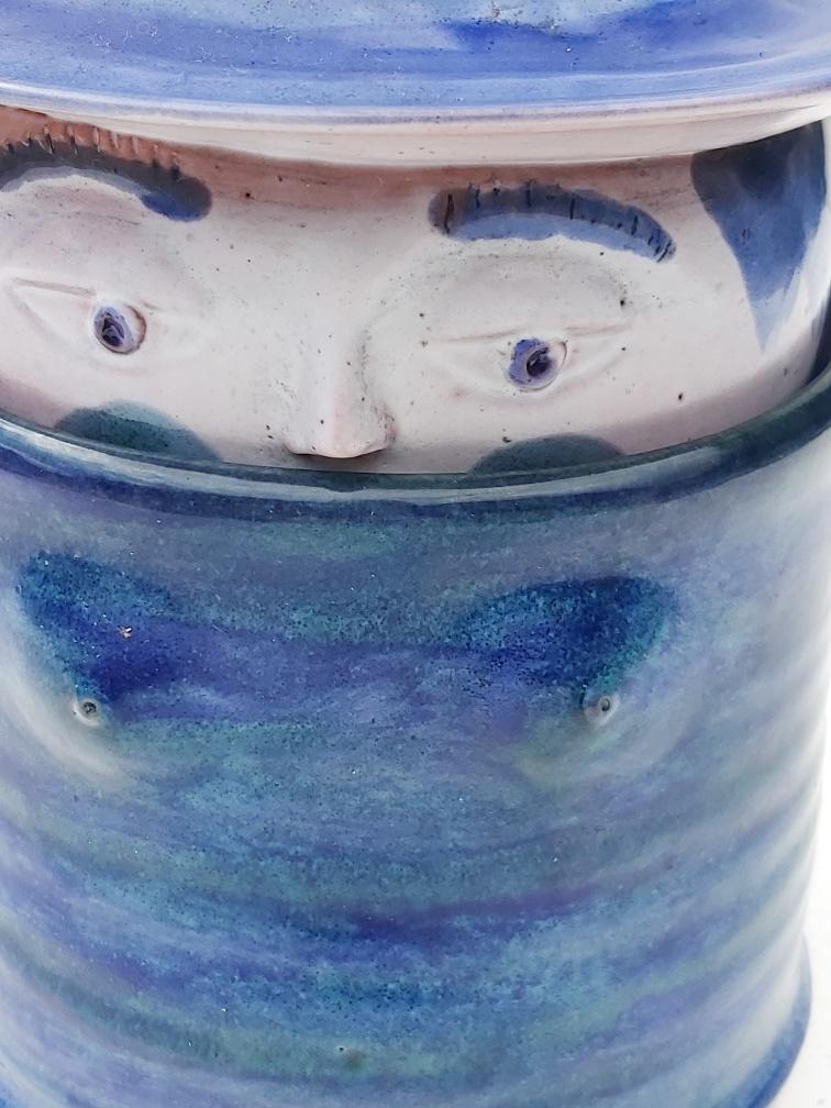 Anthropomorphic pot Robert and Jean Cloutier 20 cm