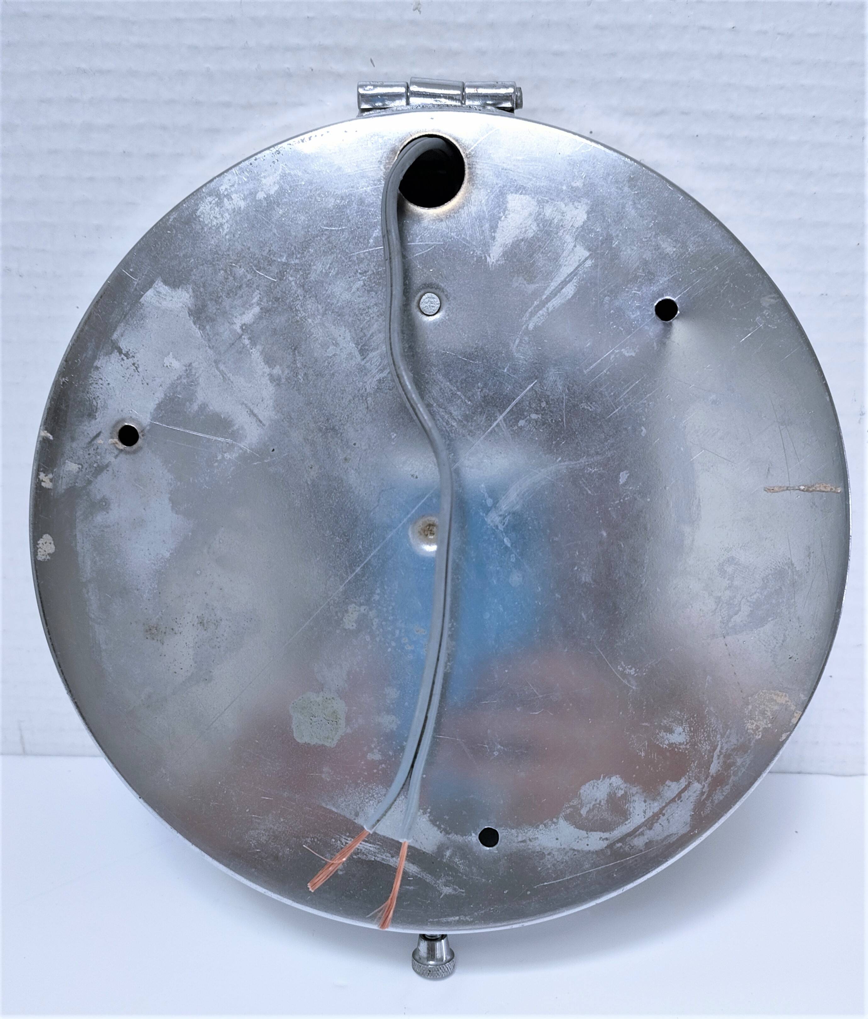 Wall lamp Art Deco opaline chromed metal 30s
