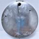 Wall lamp Art Deco opaline chromed metal 30s