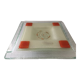 Ashtray & pocket trays melted glass from murano "albatross" venezia italy