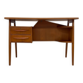 Petite Teak Desk By Gunnar Nielsen For Tibergaarden