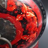 Wooden chapati box and fittings from India