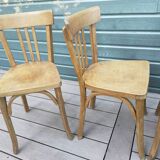 Série de 4 chaises bistrot Baumann