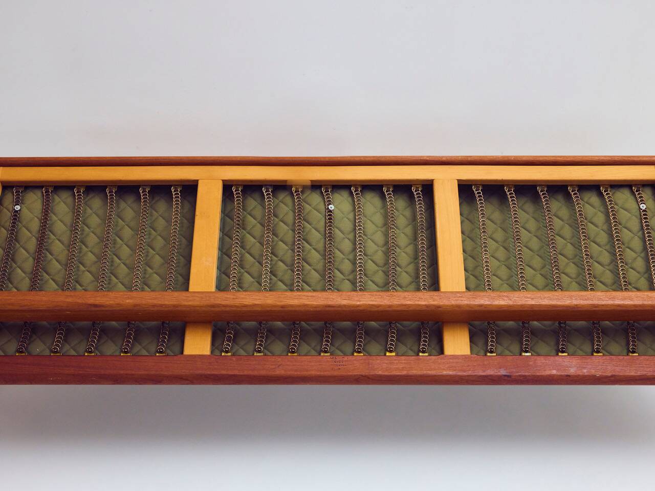 3 seater sofa by Hans Wegner for Getama, modell GE 290 in teak