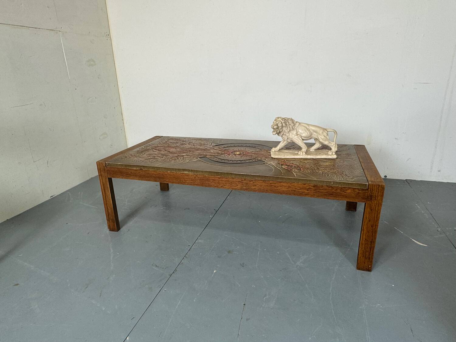 Vintage Mid Century Brutalist Regency coffee table, 1960s