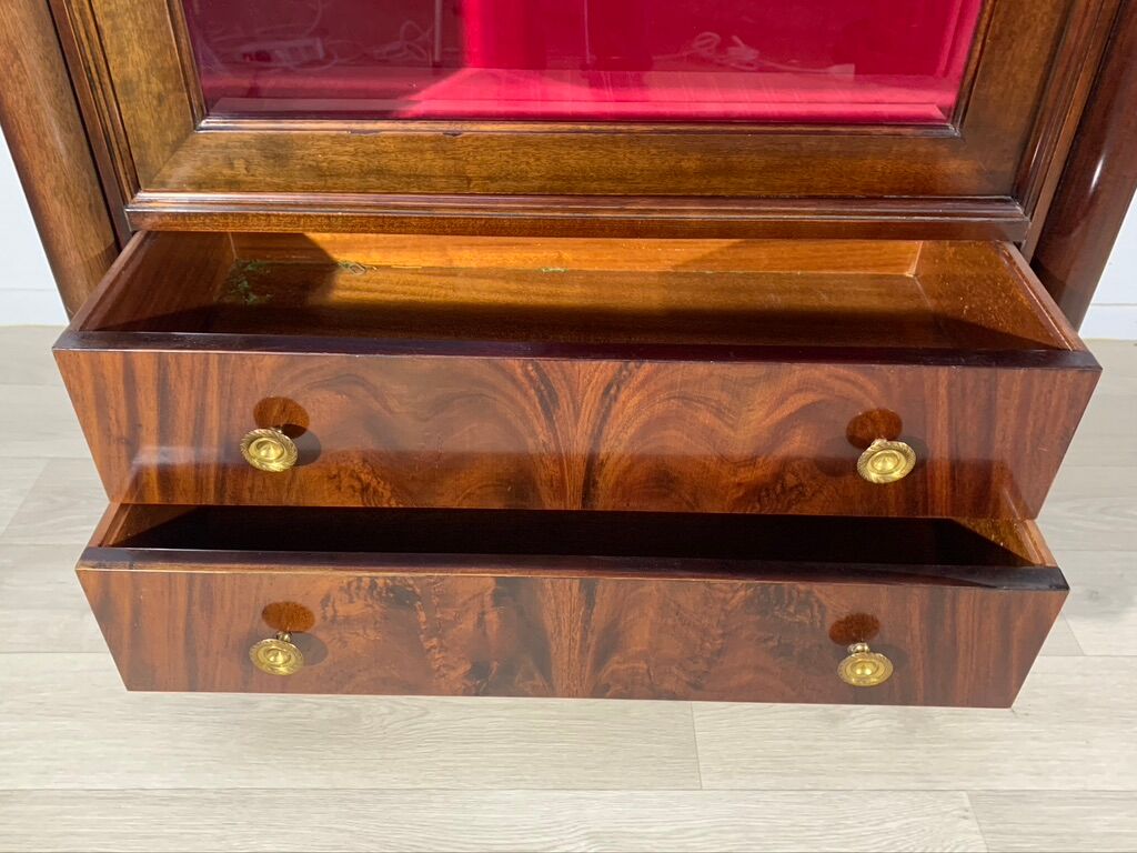 Showcase style empire mahogany