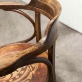 Baumann office chair 1914 curved wood