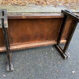 Vintage rectangular coffee table by Roger Capron, ceramic and herbarium design, 120cm