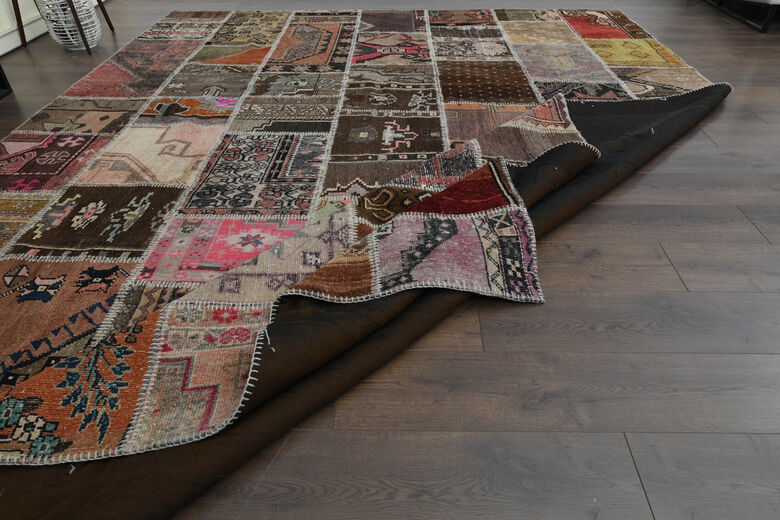 Authentic patchwork carpet 276x372