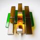 Sculptural Glass Wall Light By Svend Aage Holm-Sørensen For Holm-Sørensen & Co, Denmark 1960S