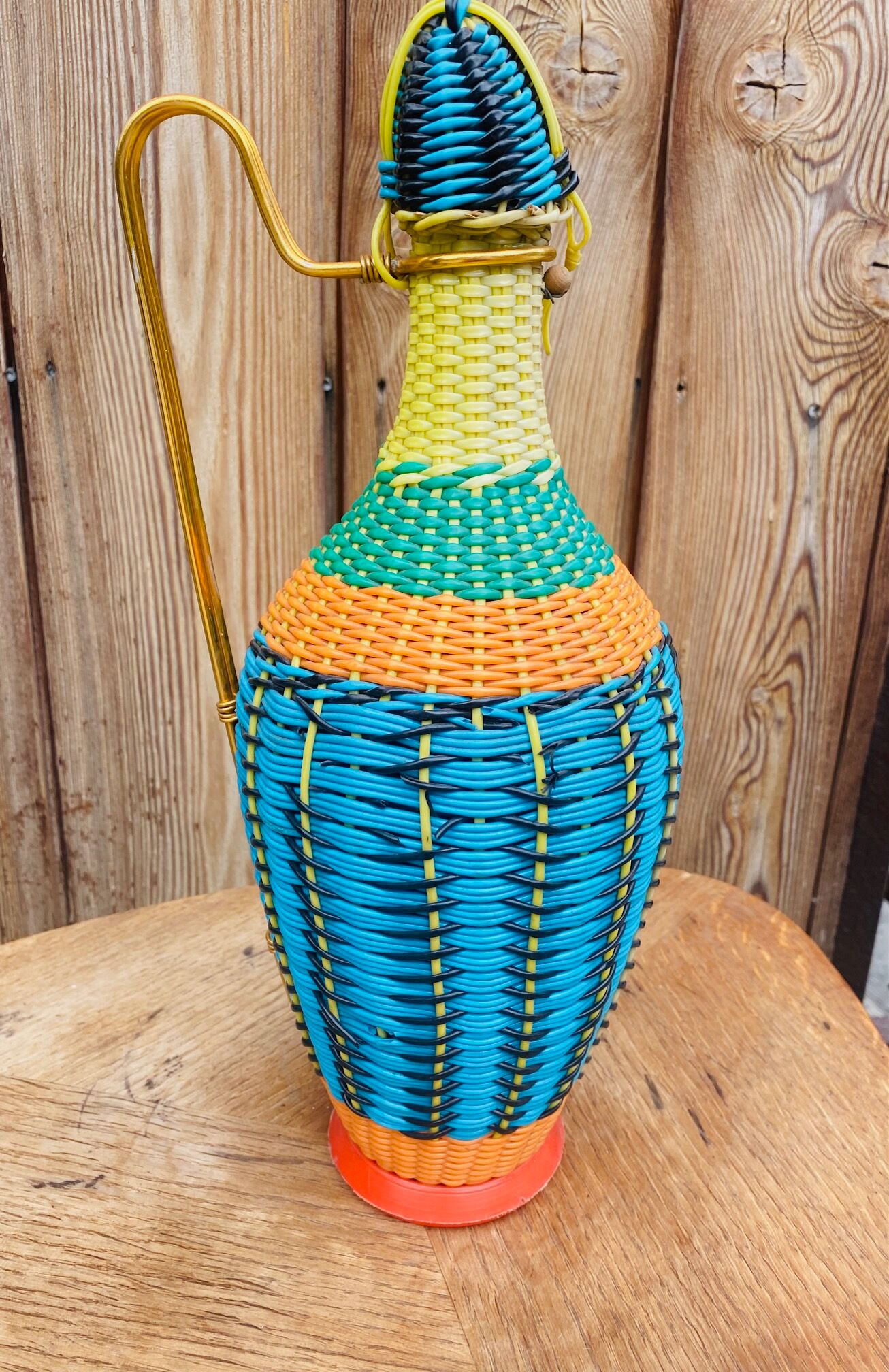 Demijohn scoubidou 60s