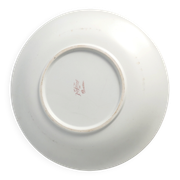 Folk Art Dish with Red Floral Motif by Ilse Claesson for Rörstrand, Sweden 1930