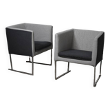 Pair of vintage amchairs model Solo by Antonio Citterio for B&B Italia