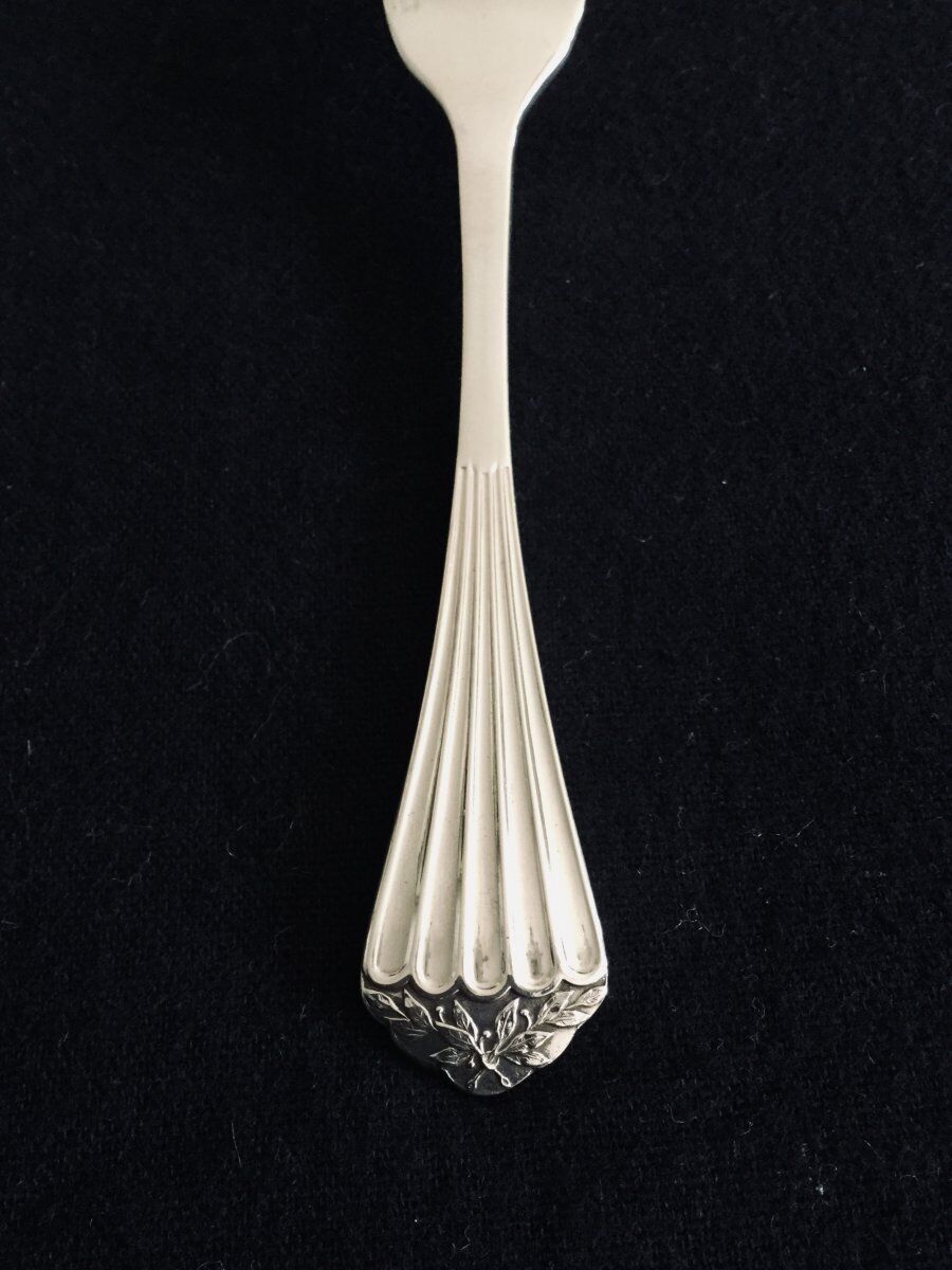 Hénin Et Cie - 5 Forks And 6 Silver Fish Knives