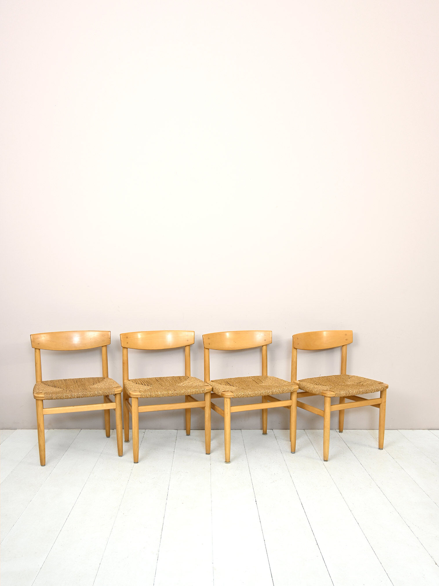 Set of 8 chairs by børge mogensen for karl andersson
