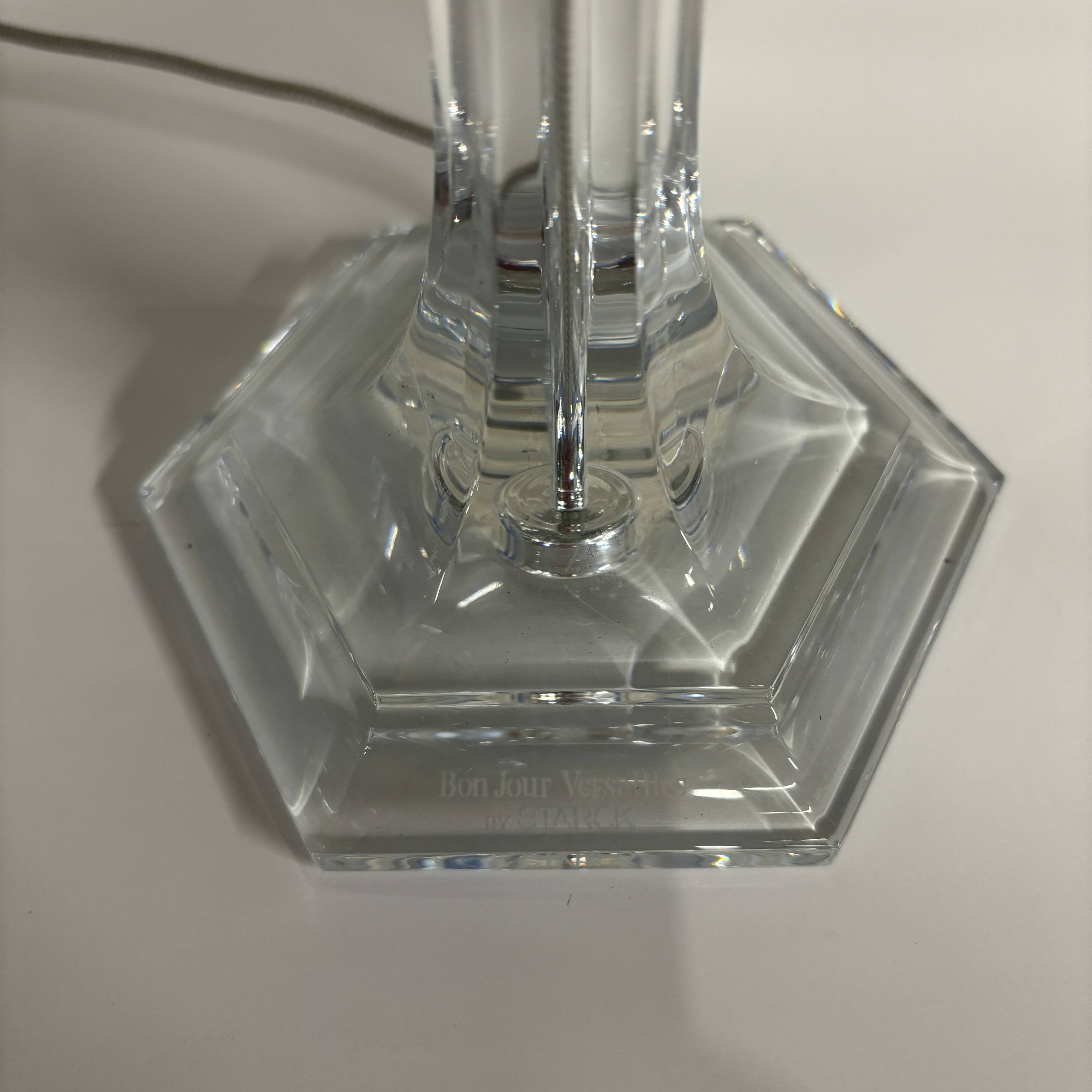 Bon Jour Versailles small crystal lamp - Baccarat