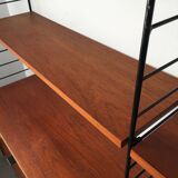 Scandinavian bookcase shelves Nisse String 1960s