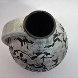 Vase with handle of Gustav Spörri for Ziegler Keramic 1950