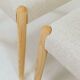 Pair of linen dining chairs