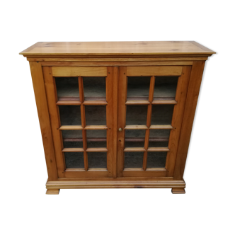 Vitrine en merisier massif