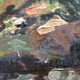 Eminent dancre 1901-1977. champrosay-forest, 1938. oil on panel.