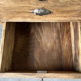 Small old vertical craft cabinet with 5 drawers