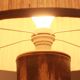 1960s table lamp Majolika