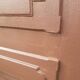 Old exterior entrance door solid H225xW86cm solid wood