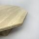 Table basse hexagonale vintage des années 1970 en travertin