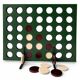 One-of-a-Kind Handmade Oversized Wooden Four-in-a-Row Game