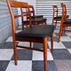 Set of 6 Henning Kjaernulf chairs in rosewood.