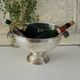 Champagne bucket Silver Plated with Grape Handles, Cl