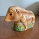 Terrine in Barbotine Michel Caugant. Boar shape.