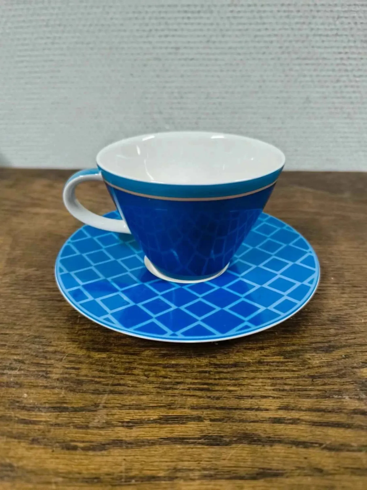Cup + saucer Villeroy & Boch Café Club blue