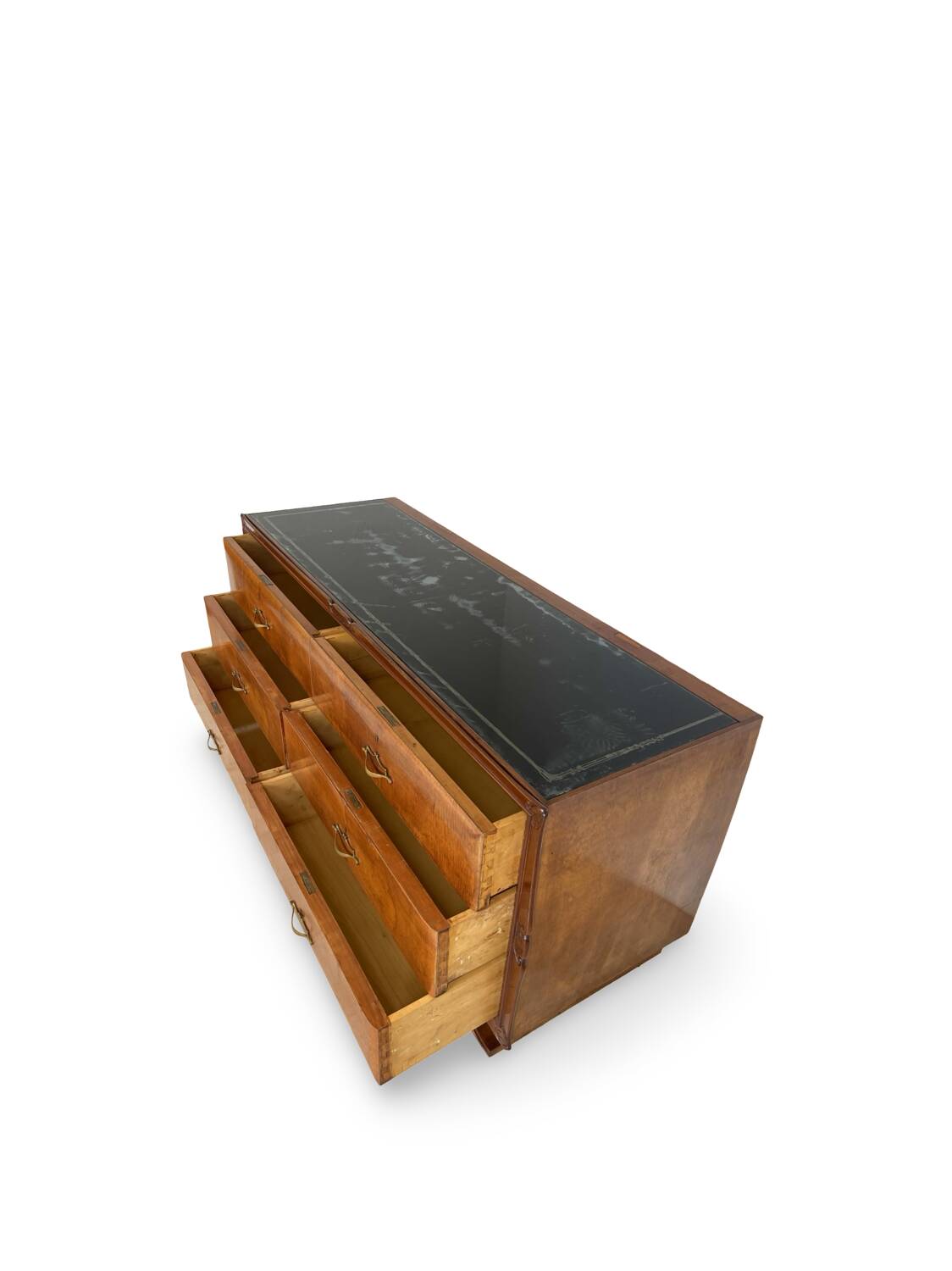 An art deco Italian chest of drawers, Italy 1950s