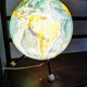 Earth globe tripod Taride glass 1966
