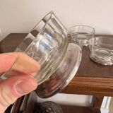 lot of 5 silver-plated metal fruit bowls in syrup made in Italy