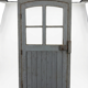 Old fir door, with frame