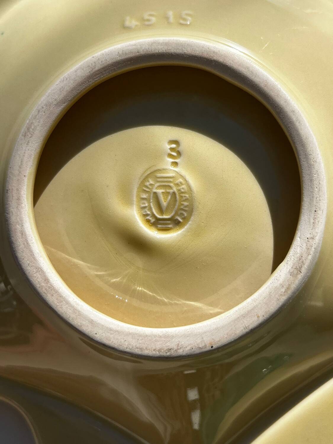 Barbotine Butter Dish