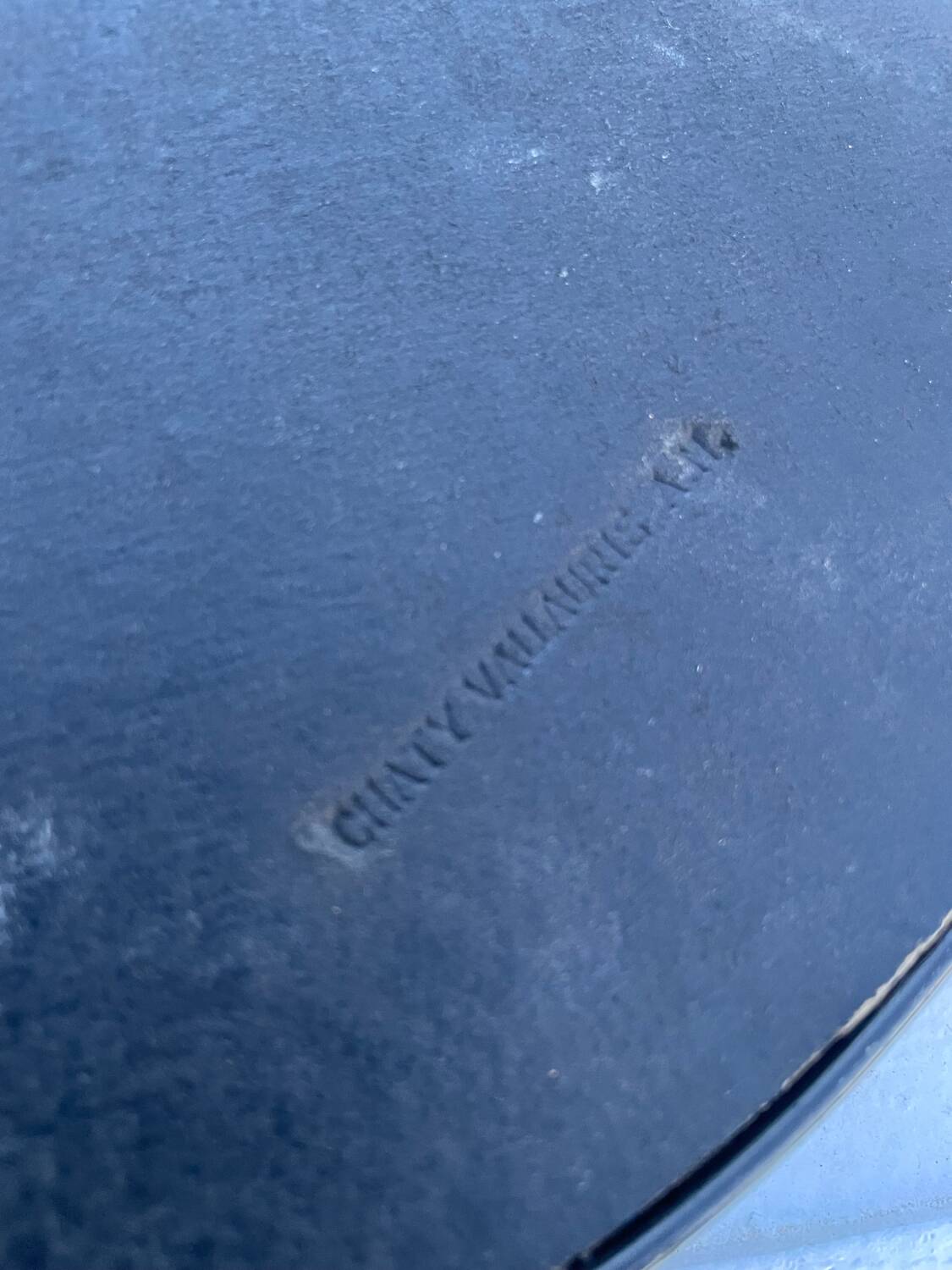 Vintage round mirror 1960 Chaty Vallauris