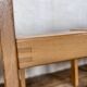 Series of 7 vintage Scandinavian bohemian wooden children's chairs
