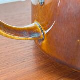 Danish studio pottery teapot from the mid-century by Søholm, 1960s.