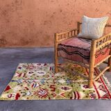 Colorful Beni M'Rirt Moroccan rug - 147 x 109 cm