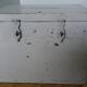 Old ballot box, solid wood chest