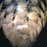 Glass chandelier