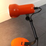 Vintage orange desk spot lamp 60"s