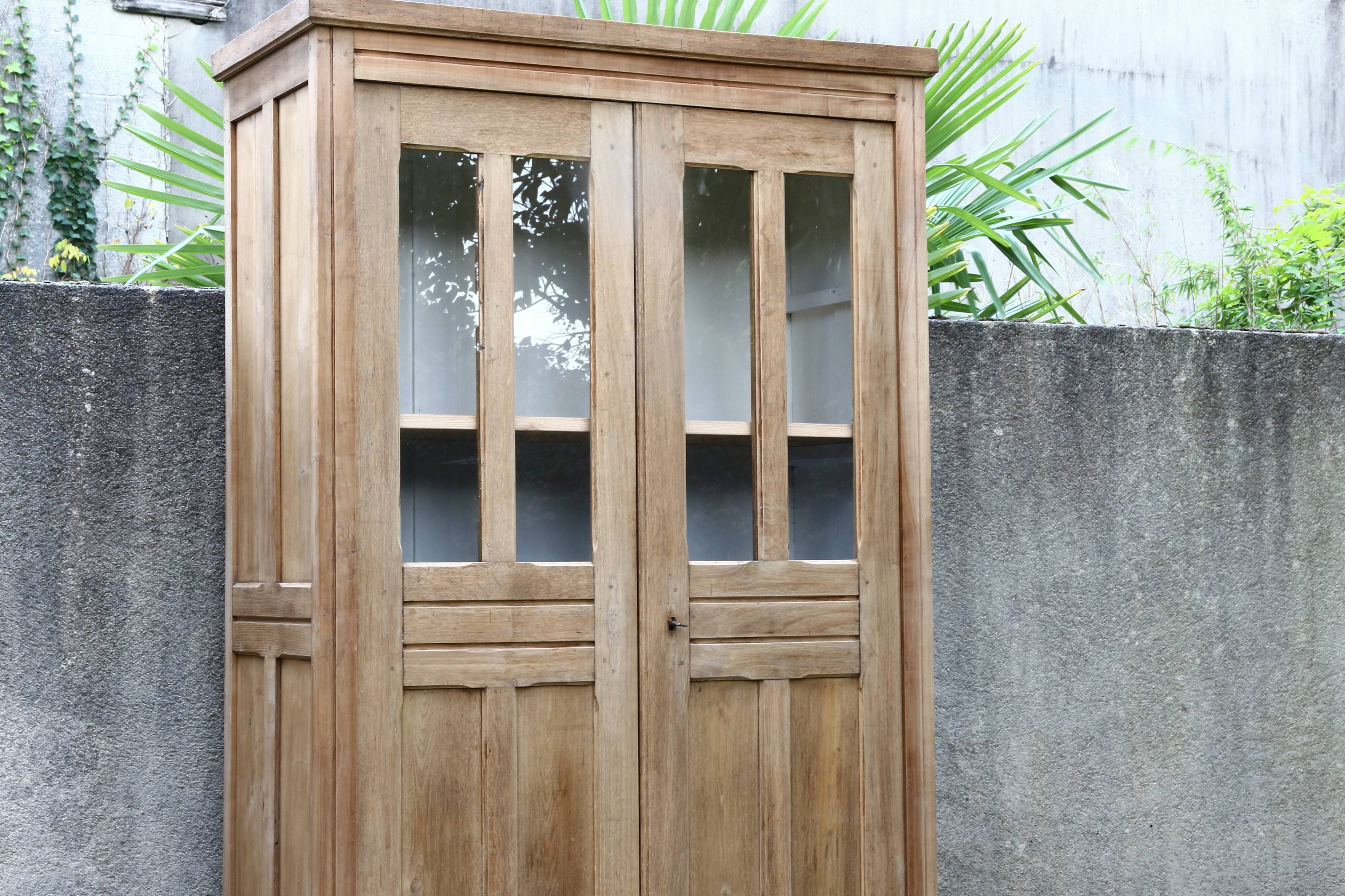 Vintage Parisian glass cabinet