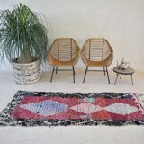 Carpet Moroccan vintage Boucherouite
