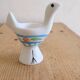 Bird-shaped ceramic egg cup – unique piece – collector – probably